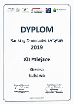 Dyplom - Ranking Gmin 2019r.