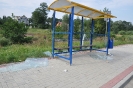 Dewastacja przystanków autobusowych